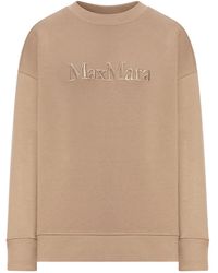 Max Mara - Katoenen Sweater Met Borduurwerk - Lyst
