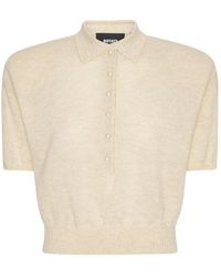 ROTATE BIRGER CHRISTENSEN - Button-Up Polo Top - Lyst