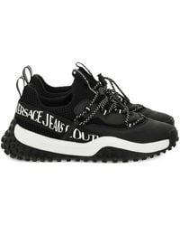 Versace Jeans Couture - Mesh-Sneakers mit Logo-Detail - Lyst