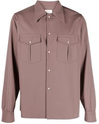Bally - Pointed-collar Button-up Shirt - Lyst