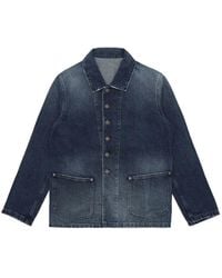 Fortela - Clays Denim Jack Met Opgestikte Zak - Lyst