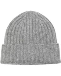 MC2 Saint Barth - Wengen Cashmere Ribbed Hat - Lyst