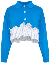 Enfold - Tucked Docked-Hem Cardigan - Lyst