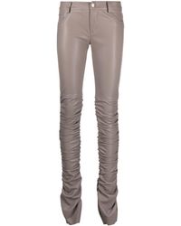 MISBHV - Nirvana Ruched Skinny Trousers - Lyst