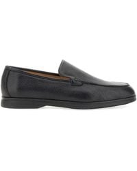 Duca Degli Abruzzi - Lorenzo Plain Leather Loafers - Lyst