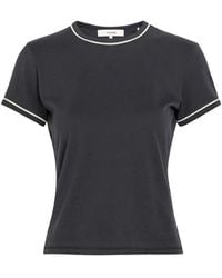 FRAME - Ringer Contrast-Trim T-Shirt - Lyst