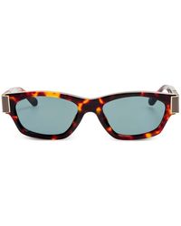 Linda Farrow - Clara Geometric-Frame Sunglasses - Lyst