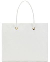 Elisabetta Franchi - Large Leather Tote Bag - Lyst