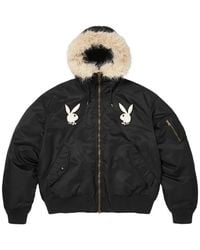 Supreme - X Playboy Veste À Logo Appliqué - Lyst