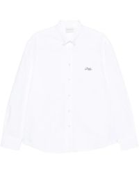 Drole de Monsieur - Logo-Embroidered Boxy Shirt - Lyst