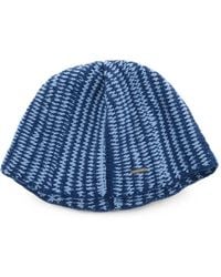 DSquared² - Two-Tone Chunky-Knit Beanie Hat - Lyst