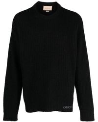 Gucci - Ribbed-knit Cashmere-silk Jumper - Lyst
