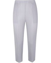 Pleats Please Issey Miyake - Pantalones plisados - Lyst
