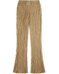 Song For The Mute - Crinkled-Effect Trousers - Lyst