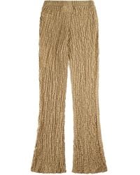 Song For The Mute - Hose mit Knitteroptik - Lyst