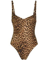 Melissa Odabash - Leopard-Print Swimsuit - Lyst