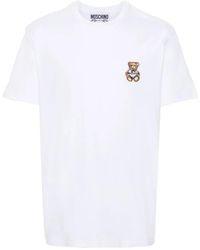 Moschino - Small Chest Logo Crew Neck Tee - Lyst
