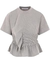 Cecilie Bahnsen - Ruched T-Shirt - Lyst