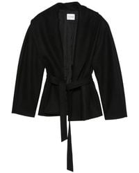 ANDAMANE - Niki Long-Sleeve Belted Jacket - Lyst