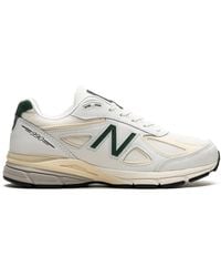 New Balance - X Teddy Santis 990v4 Made In Usa "white Green" スニーカー - Lyst