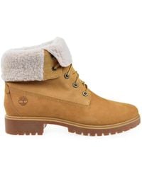 Timberland - Jayne Fleece-Trimmed Boots - Lyst