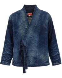 KENZO - Kimono Jacket Puffer Jackets - Lyst