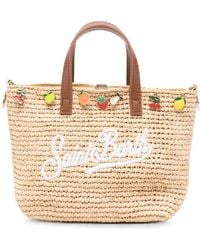 MC2 Saint Barth - Fruit-Charm Logo-Embroidered Tote Bag - Lyst