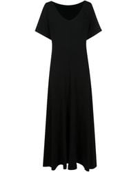 Gloria Coelho - Vestido midi con cuello en V - Lyst