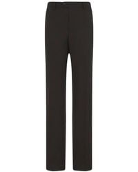 Paul Smith - Pantalones Rectos De Lana Con Pinzas - Lyst