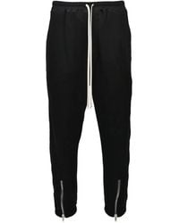 Rick Owens - Drawstring Zip-Detail Track Pants - Lyst