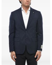 Corneliani - Checked Wool Blazer - Lyst
