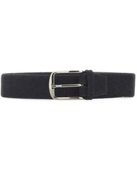 Alberto Luti - Buckle-Fastening Suede Belt - Lyst