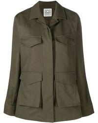 TOTEME - Giacca Con Tasche Cargo - Lyst