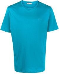 Herno - T-shirt en coton à logo brodé - Lyst