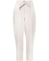 Jonathan Simkhai - Penny Belted Tapered Trousers - Lyst