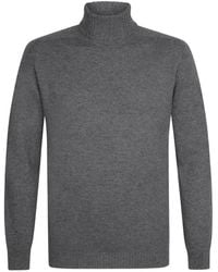 Profuomo - Roll-Neck Knitted Sweater - Lyst