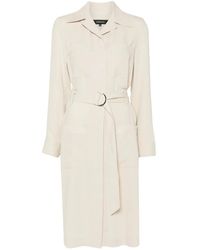 Barbara Bui - Vestido de crepé midi - Lyst