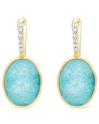 Nanis - Ciliegine Amazonite Diamond Earrings - Lyst