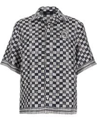 Amiri - チェック ショートスリーブシャツ - Lyst