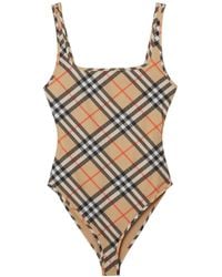 Burberry - Costume Intero A Quadri - Lyst