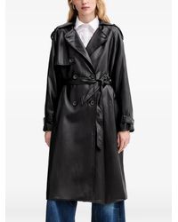 Guess - Jas Met Ceintuur En Knopen - Lyst