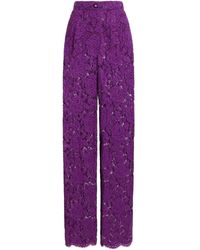 Dolce & Gabbana - Trousers - Lyst