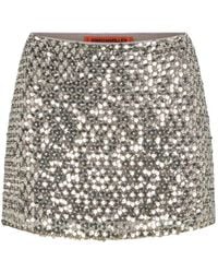 Simon Miller - Dizzy Sequin-Embellishment Mini Skirt - Lyst