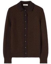 RETORI - Cardigan En Jacquard À Boutonnière - Lyst