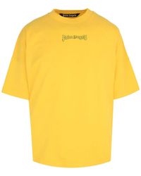 Palm Angels - Outline Logo-Print T-Shirt - Lyst