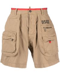 DSquared² - Multiple-pockets Cargo Shorts - Lyst