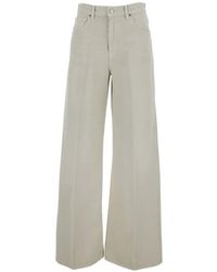 Grifoni - Jeans Met Persplooi - Lyst