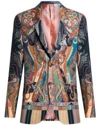 Etro - Floral Paisley Blazer - Lyst