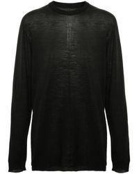 Rick Owens - Jersey con cuello redondo - Lyst