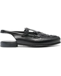 Hereu - Roqueta Leather Slippers - Lyst
